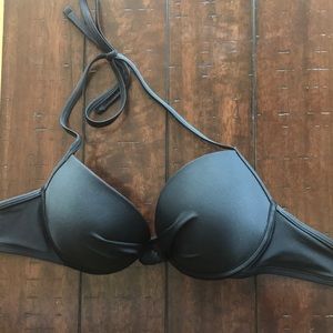 Black aerie push-up bikini top